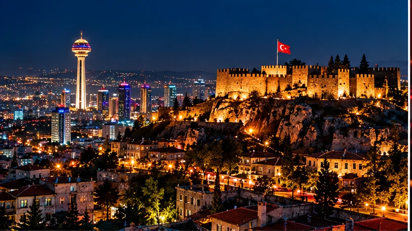 Ankara gece manzarası
